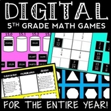 5th Grade Digital Math Centers, Fun Small Group Math Games