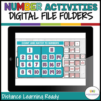 Preview of DIGITAL File Folders: Basic Number Skills for Distance Learning