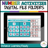DIGITAL File Folders: Basic Number Skills for Distance Learning