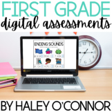 DIGITAL First Grade Assessments {Google Slides™ and Micros
