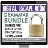 Grammar Escape Room Bell Ringer Activities Digital Bundle 