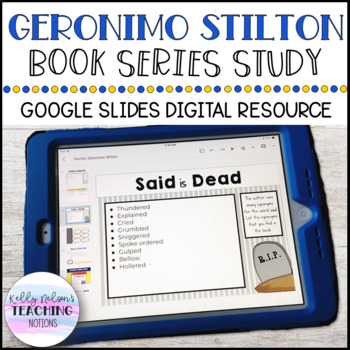 Preview of DIGITAL Geronimo Stilton Book Series Study - Google Slides