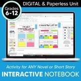 DIGITAL Interactive Notebook: Reading Literature 6-12 for 