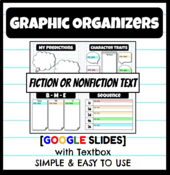 Preview of DIGITAL Graphic Organizers [Google Slides]