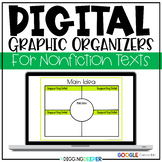 Nonfiction Graphic Organizers for Distance Learning Editable