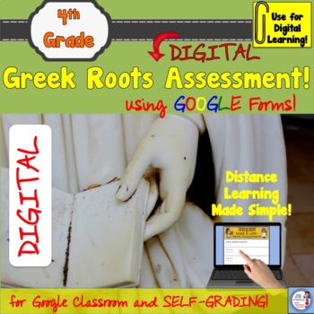 Preview of DIGITAL Greek & Latin Roots Assessment using Google Forms