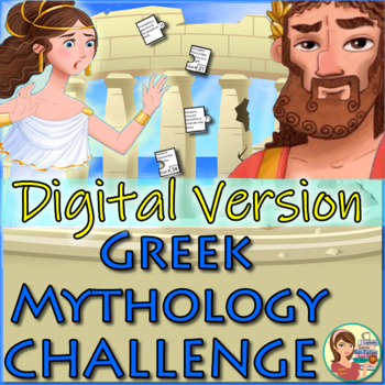 Preview of DIGITAL Greek Mythology Escape Room: Boom Cards