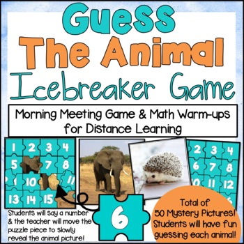 DIGITAL Guess the Animal Icebreaker Game for Distance Learning | TPT