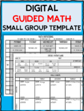 DIGITAL | Guided Math Small Group Template with Rotations