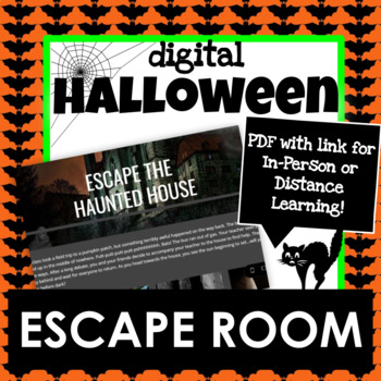 Preview of DIGITAL HALLOWEEN ESCAPE ROOM