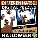 DIGITAL HALLOWEEN PUZZLES GAME GOOGLE SLIDES MATH LOGIC SH