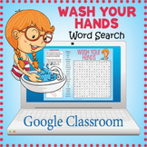 DIGITAL HAND WASHING Word Search Puzzle Worksheet Activity