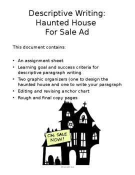 descriptive paragraph about a haunted house