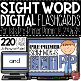 DIGITAL High-Frequency Sight Word Flash Cards