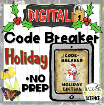 Preview of DIGITAL Holiday Code Breaker (aka Christmas Breakout or Escape Room)