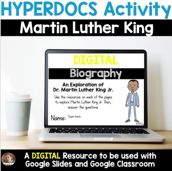 Preview of DIGITAL Hyperdocs Martin Luther King Jr. Activity (Google Classroom Ready)