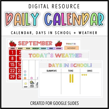 Preview of DIGITAL INTERACTIVE CALENDAR - **UPDATED for 2023/24**