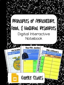 Preview of DIGITAL INTERACTIVE NOTEBOOK: Principles of AFNR