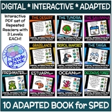 DIGITAL Interactive Adapted Book UNIT for BIOMES in Specia