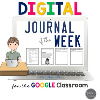 Preview of DIGITAL Journal of the Week for Grades 4-8 Common Core Aligned