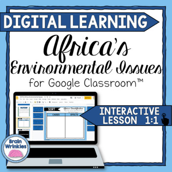 Preview of DIGITAL LEARNING: Africa's Environmental Issues (SS7G2)