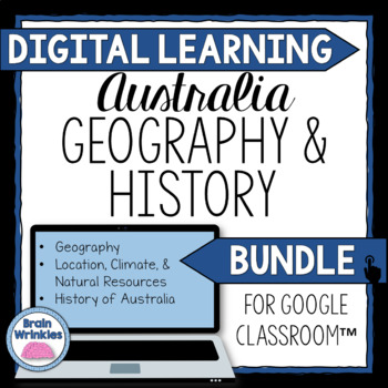 Preview of DIGITAL LEARNING: Australia's Geography and History BUNDLE