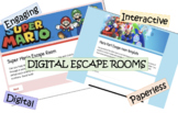 DIGITAL LEARNING - ESCAPE ROOM TEMPLATES - Super Mario BUNDLE