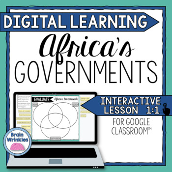 Preview of DIGITAL LEARNING: Governments of Africa (SS7CG1)