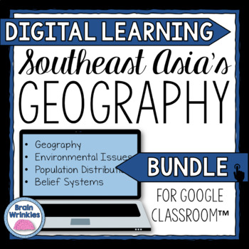 Preview of DIGITAL LEARNING: Southern and Eastern Asia's Geography BUNDLE