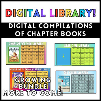 Preview of DIGITAL LIBRARY COMPILATIONS: Chapter Books with Clickable Links