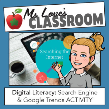Preview of DIGITAL LITERACY - Search Engines & Google Trends ACTIVITY (Distance Learning)