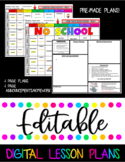 DIGITAL Lesson Plans! ::EDITABLE!:: 