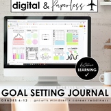 DIGITAL Lifestyle Planner & Journal for STUDENTS: Goal Set