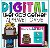 DIGITAL Literacy Center - Alphabet Game - Distance Learning