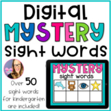 DIGITAL Literacy Center - Mystery Sight Words - (Kindergar
