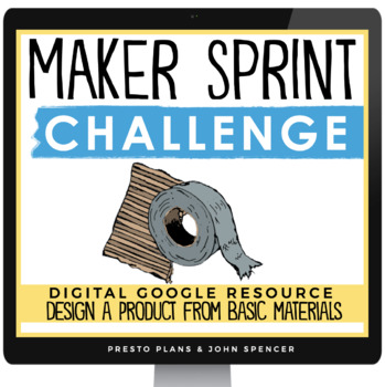 Preview of Maker Challenge Team Building Activity for Back to School - Digital