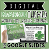 DIGITAL MARCH THEMED "Would You Rather..." JOURNAL IN GOOG