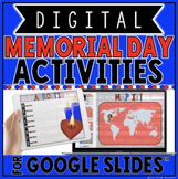 DIGITAL MEMORIAL DAY ACTIVITIES IN GOOGLE SLIDES™