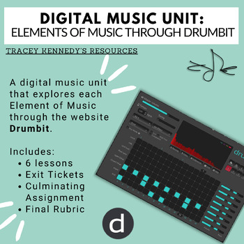 Preview of DIGITAL MUSIC UNIT | Elements of Music | Drumbit | Ontario Music Curriculum