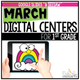 DIGITAL March Centers for First Grade