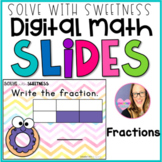DIGITAL Math Slides - Fractions - Google Slides- Distance 