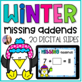DIGITAL Math Slides - Missing Addends - Distance Learning