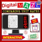 DIGITAL Maze - Comparing Unit Rates