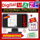 DIGITAL Maze - Find the Zeros of a Polynomial Functions (L