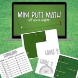 DIGITAL Mini Putt Math: All About Angles