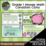 DIGITAL Money Math Canadian Coins (Grade 1 New 2020 Ontari