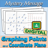 DIGITAL Mystery Message - Plotting Points on a Coordinate Plane