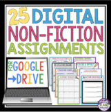 Nonfiction Digital Assignments For Any Text - Informationa
