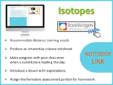 Digital Interactive Notebook for Learning Isotopes