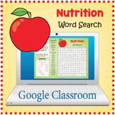 DIGITAL NUTRITION Word Search Puzzle Worksheet Activity - 